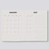 Month view Lettuce diaries 2027