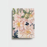 Lettuce 2027 Weekly Diary featuring Golden floral artwork by Gabrielle Gatt, A5 hardcover planner designed in New Zealand