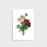 Lettuce A5 Notebook in Anemone design with 80 ruled pages, designed in New Zealand