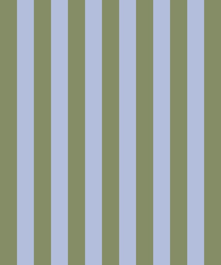 Lettuce Linen Tea Towel | Bold Stripe Periwinkle + Olive
