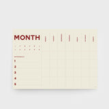Lettuce A2 Monthly Planner | Desk & Wall Planner