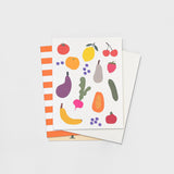 Lettuce Greeting Card | Colourful Fruit