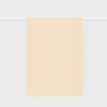Lettuce Orange Fine Stripe 100% linen tea towel with classic striped linen design