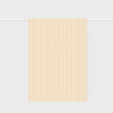 Lettuce Orange Fine Stripe 100% linen tea towel with classic striped linen design