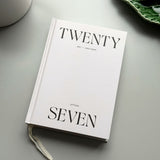 Lettuce Twenty Seven 2027 minimalist daily diary on a desk