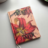Lettuce Tiger Lilies 2027 weekly diary with illustrated red lily floral cover