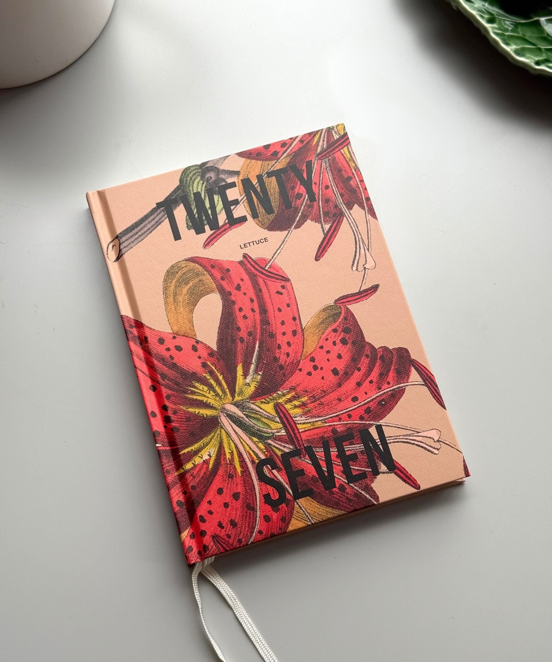 Lettuce Tiger Lilies 2027 weekly diary with illustrated red lily floral cover