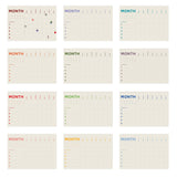 Lettuce A2 Monthly Planner | Desk & Wall Planner
