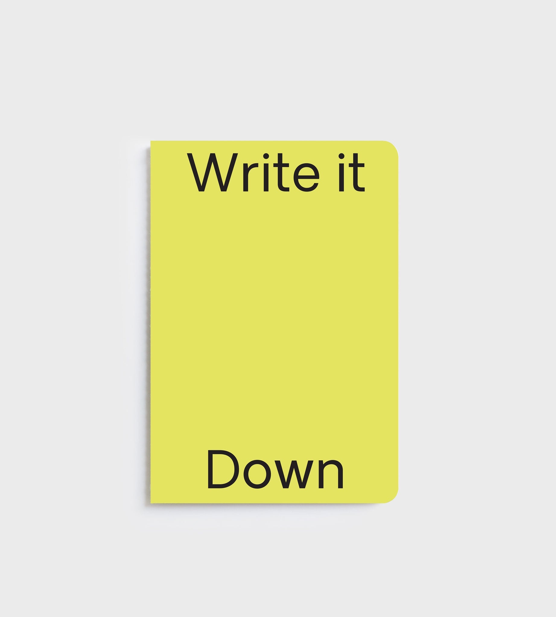 Lettuce A5 Notebook in Write it Down Neon design with 80 ruled pages, designed in New Zealand