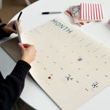Lettuce A2 Monthly Planner | Desk & Wall Planner