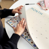 Lettuce A2 Monthly Planner | Desk & Wall Planner